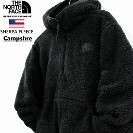 THE NORTH FACE ザ ノースフェイス Campshire FLEECE JACKET フリースジャケット メンズ ALL BLACK モコモコ ボア仕様
