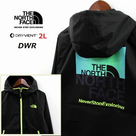 THE NORTH FACE ザ ノースフェイス NOVELTY TNF RAIN HOODIE レイン ジャケット メンズ TNF BLACK 黒色 DRYVENT-2L採用 DWR撥水加工