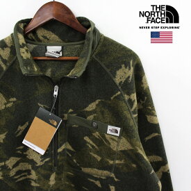 THE NORTH FACE ザ ノースフェイス GORDON LYONS 1/4 ZIP FLEECE JACKET 1/4ジップ フリース ジャケット メンズ CAMO 迷彩柄