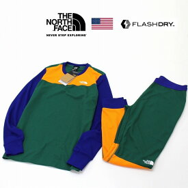 THE NORTH FACE ザ ノースフェイス WAFFLE BASELAYER SET-UP セットアップ 上下セット メンズ マルチカラー FLASHDRY採用