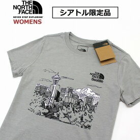 THE NORTH FACE ザ ノースフェイス SS CITY LAND TRI TEE 【SEATTLE / シアトル】 Tシャツ レディース TNF LIGHT GREY HEATHER