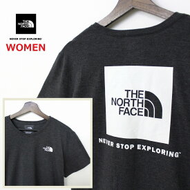 THE NORTH FACE ザ ノースフェイス BOXLOGO S/S TEE ボックスロゴ Tシャツ レディース TNF BLACK 黒