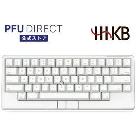 【期間限定（~7/11迄）ポイント＋5倍】 HHKB Studio 英語配列/雪 メカニカルキーボード、ジェスチャーパッド、ポインティングスティック、マウスボタンを搭載、押下圧45g