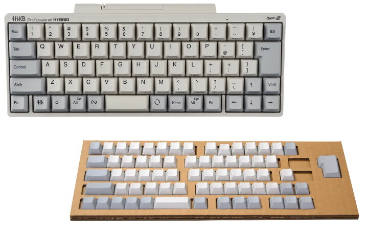 楽天市場】HHKB Professional HYBRID Type-S 日本語配列／白、無刻印 
