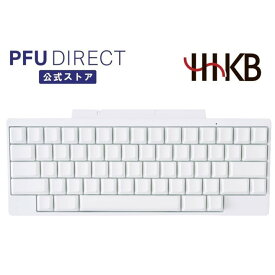 HHKB Professional HYBRID Type-S 無刻印／雪（英語配列） Bluetooth ワイヤレス キーボード USB 無線/有線両対応 高級 テンキーレス 静音 コンパクト 静電容量無接点 東プレ軸