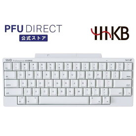 HHKB Professional HYBRID Type-S 英語配列／雪 Bluetooth ワイヤレス キーボード USB 無線/有線両対応 高級 テンキーレス 静音 コンパクト 静電容量無接点 東プレ軸