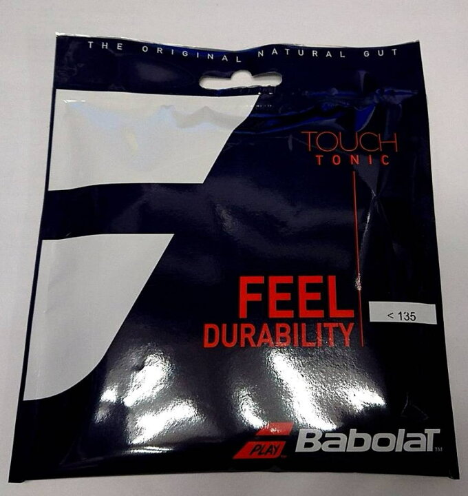 Babolat Touch Tonic 12M Natural Gut Tennis String – 12 Meter Length, Good Durability & Feel For Intermediate/Advanced Players