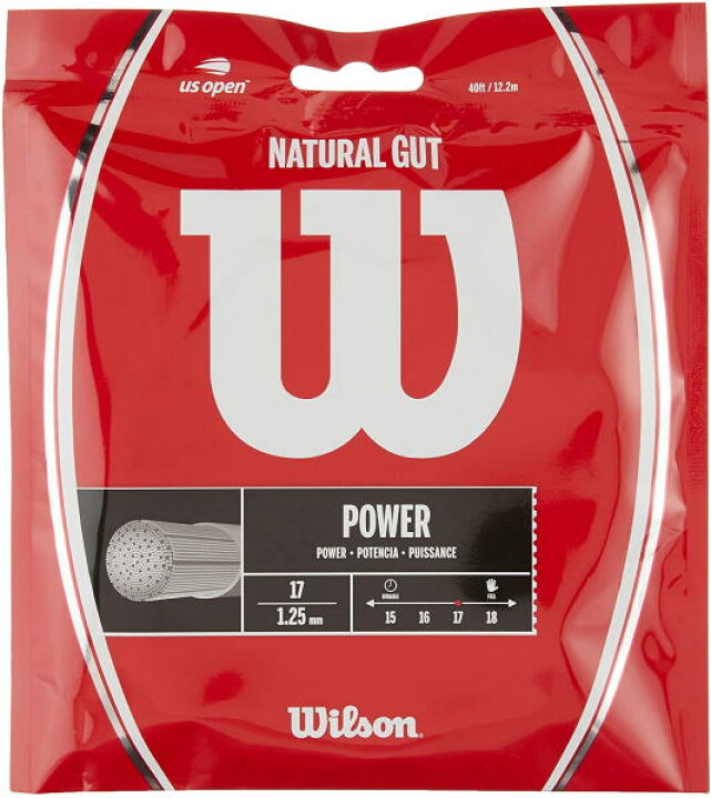 楽天市場】ウィルソン ナチュラルガット17（Wilson NATURAL GUT 17 
