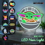 LEDネオンライト ディズニー Disney マーベル MARVEL キャラクター ミッキーマウス くまのプーさん ステ…