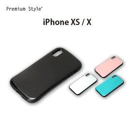 アウトレット iPhone X XS ケース カバー ピンク ブルー 青 ブラック 黒 ホワイト 白 シンプル 無地 ストラップホール タフ 丈夫 耐衝撃 耐振動 ハイブリッド iPhoneX iPhoneXS アイフォン あいふぉん アイフォーン テン テンエス