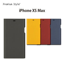 アウトレット iPhoneXSMax ケース 手帳型 カバー シンプル 無地 ブラック イエロー レッド ブルー タフ 耐衝撃 耐振動 カードポケット 収納 スタンド機能 オートスリープ iPhone XS Max iPhone XSMax iPhoneXS Max アイフォン テンエスマックス
