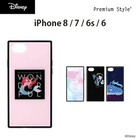 アウトレット iPhone 8 7 6s 6 ケース カバー ディズニー キャラクター Disney ジャスミン ジーニー アラジン アリエル セバスチャン リトルマーメイド プリンセス 耐衝撃 強化ガラス ストラップホール iPhone8 iPhone7 iPhone6s iPhone6 500円均一