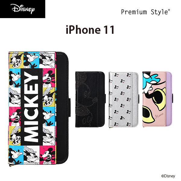 Premium Style ゆうパック発送 Iphone 11 ダブルフリップカバー Disney ディズニー Mickey Mouse 超特価 ミッキーマウス Minnie ミニーマウス 手帳型 フリップ 6 1インチ アップル ミラー付き Icカード カバー アイフォン マグネット ポケット付き ケース ストラップ