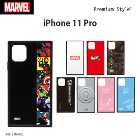 アウトレット iPhone11Pro ケース カバー マーベル MARVEL スマホケース スマホカバー iPhone 11 Pro iPhone11 Pro iPhone 11Pro【 ロゴ ホワイト レッド アイアンマン アベンジャーズ スパイダーマン 背面 ガラス 耐衝撃 軽量 ストラップホール TPU ハイブリッド】