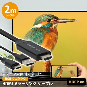 ~[OP[u HDMI 2m 200cm USB Type-C RlN^ ubN    ӏ TV er j^[ ] HDCPΉ USB-C USBC ^CvC ^CvV[ ~[O P[u X}z X}[gtH 