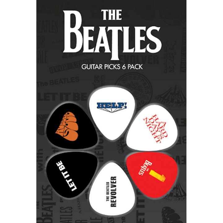 楽天市場 The Beatles ザ ビートルズ デビュー60周年記念 ビートルズ アルバムシリーズ 6枚セット ギターピック 公式 オフィシャル Pgs