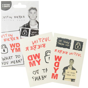 JUSTIN BIEBER �W���X�e�B���r�[�o�[ - What Do You Mean 2�V�[�g�E�^�g�D�[�p�b�N / �^�g�D�[�V�[�� �y���� / �I�t�B�V�����z