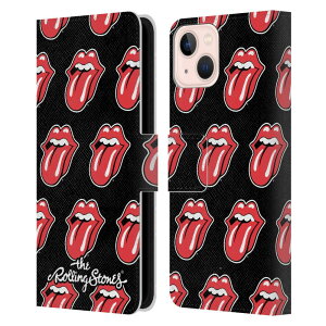 ROLLING STONES ���[�����O�X�g�[���Y - Tongue Classic Pattern ���U�[�蒠�^ / Apple iPhone�P�[�X �y���� / �I�t�B�V�����z