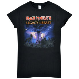 IRON MAIDEN アイアンメイデン (2024年9月来日決定 ) - LEGACY ARMY / Tシャツ / レディース 【公式 / オフィシャル】