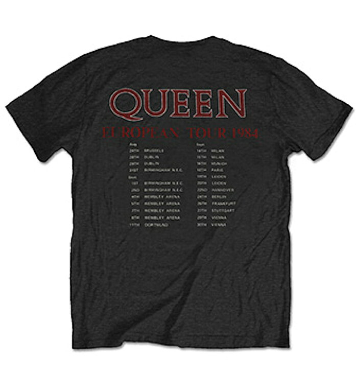楽天市場】QUEEN クイーン - EUROPEAN TOUR 1984（復刻ツアーTシリーズ 