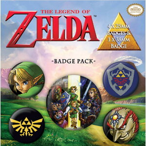 THE LEGEND OF ZELDA �[���_�̓`�� (40���N ) - Badge Pack / �o�b�W �y���� / �I�t�B�V�����z