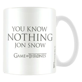 GAME OF THRONES ゲーム・オブ・スローンズ - You Know Nothing Jon Snow / マグカップ 【公式 / オフィシャル】