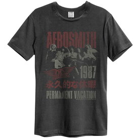 AEROSMITH エアロスミス - PERMANENT VACATION / Amplified（ ブランド ） / Tシャツ / メンズ 【公式 / オフィシャル】