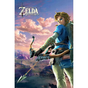 THE LEGEND OF ZELDA �[���_�̓`�� (40���N ) - Breath of the Wild (Hyrule Scene Landscape) / �|�X�^�[ �y���� / �I�t�B�V�����z