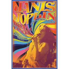 JANIS JOPLIN ジャニスジョプリン - Concert / ポスター 【公式 / オフィシャル】