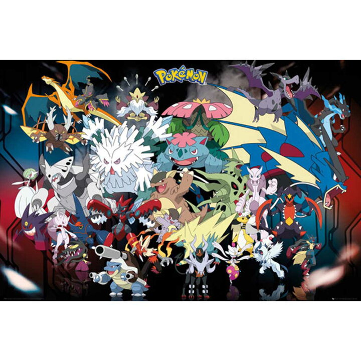 楽天市場 Pokemon ポケットモンスター ポケモン集合 ポスター 公式 オフィシャル Pgs