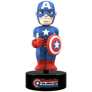 CAPTAIN AMERICA LveAJ - SOLAR POWERED BODY KNOCKER / NECA / tBMAEl` y / ItBVz