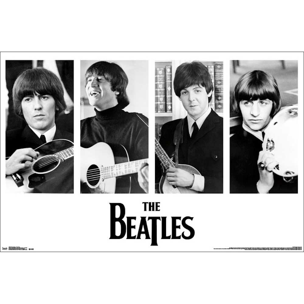 RockEntertainment公式グッズ 正規ライセンスアイテム 超激安特価 BEATLES ビートルズ The Beatles:GET BACK オフィシャル - 期間限定特価品 公式 Portraits ポスター 公開