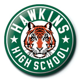 STRANGER THINGS ストレンジャー・シングス (シーズン5 2025年配信決定 ) - Hawkins High School / バッジ 【公式 / オフィシャル】