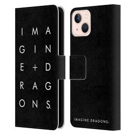 IMAGINE DRAGONS イマジンドラゴンズ - Stacked Logo レザー手帳型 / Apple iPhoneケース 【公式 / オフィシャル】