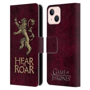 GAME OF THRONES �Q�[���E�I�u�E�X���[���Y (15���N ) - Lannister ���U�[�蒠�^ / Apple iPhone�P�[�X �y���� / �I�t�B�V�����z