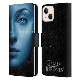GAME OF THRONES ゲーム・オブ・スローンズ - Winter Is Here / Sansa Stark レザー手帳型 / Apple iPhoneケース 【公式 / オフィシャル】