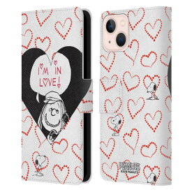 PEANUTS スヌーピー - Peppermint Patty In Love レザー手帳型 / Apple iPhoneケース 【公式 / オフィシャル】