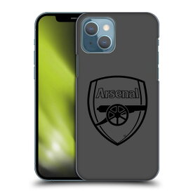 ARSENAL FC アーセナルFC - Black Logo ハード case / Apple iPhoneケース 【公式 / オフィシャル】