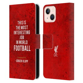 LIVERPOOL FC リヴァプールFC - Interesting Job レザー手帳型 / Apple iPhoneケース 【公式 / オフィシャル】