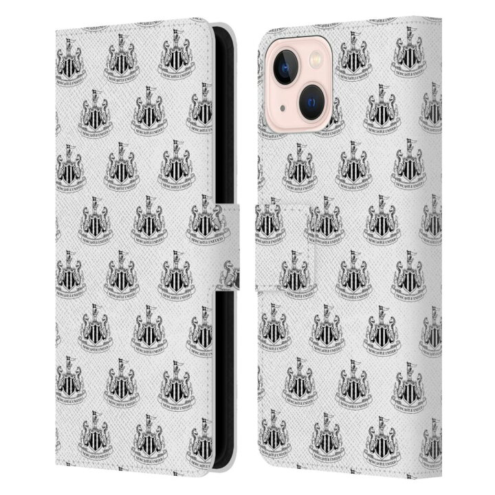 楽天市場 Newcastle United Fc ニューカッスルユナイテッドfc White レザー手帳型 Apple Iphoneケース 公式 オフィシャル Pgs