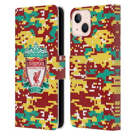 LIVERPOOL FC リヴァプールFC - Digital Camouflage レザー手帳型 / Apple iPhoneケース 【公式 / オフィシャル】