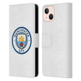 MANCHESTER CITY FC マンチェスターシティFC - Plain Full Colour レザー手帳型 / Apple iPhoneケース 【公式 / オフィシャル】
