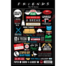 FRIENDS フレンズ - Infographic / ポスター 【公式 / オフィシャル】