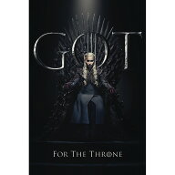GAME OF THRONES ゲーム・オブ・スローンズ (15周年 ) - Daenerys For The Throne / ポスター 【公式 / …