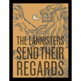 GAME OF THRONES ゲーム・オブ・スローンズ - The Lannisters Send Their Regards / インテリア額 【公式 / オフィシャル】