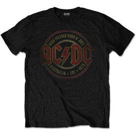 AC/DC エーシーディーシー (デビュー50周年 ) - Est. 1973 / Tシャツ / メンズ 【公式 / オフィシャル】