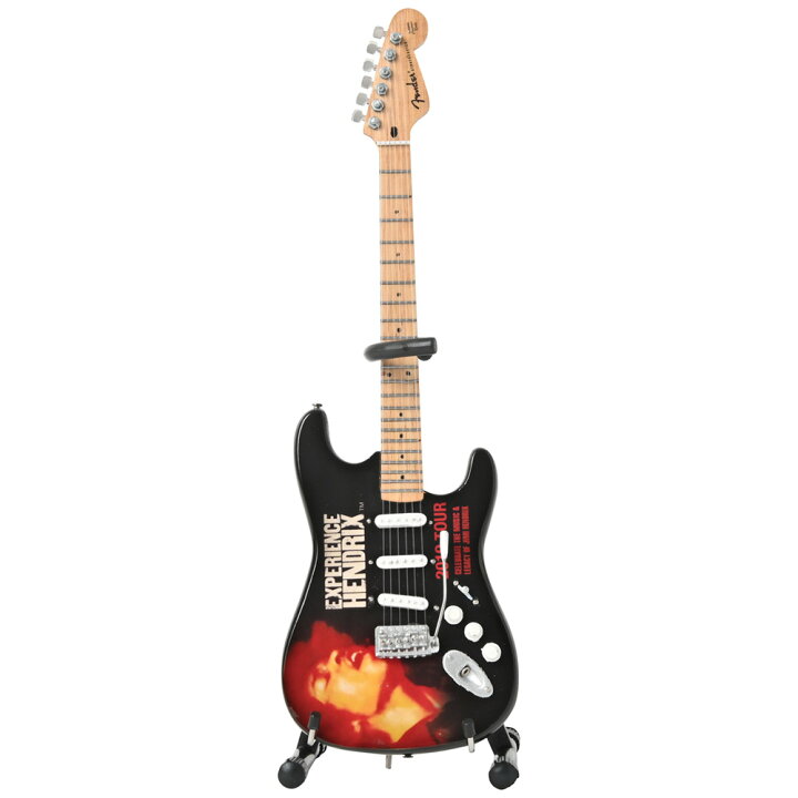 楽天市場 Jimi Hendrix ジミヘンドリックス 19 Experience Hendrix Tour Mini Fender Strat Guitar Model ミニチュア楽器 公式 オフィシャル Pgs