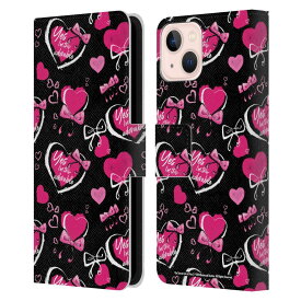 SECRET LIFE OF PETS ペット - Heart Pattern レザー手帳型 / Apple iPhoneケース 【公式 / オフィシャル】