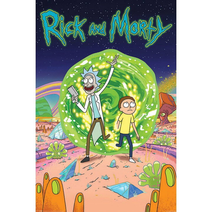 楽天市場】RICK AND MORTY リックアンドモーティ - Portal / ポスター 