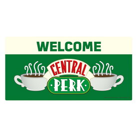 FRIENDS フレンズ - Welcome to Central Perk / 大型メタル・サイン / インテリア額 【公式 / オフィシャル】